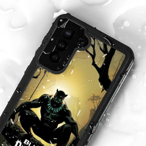 Marvel Black Panther TChalla King of Wakanda Galaxy S24 Plus Waterproof Case